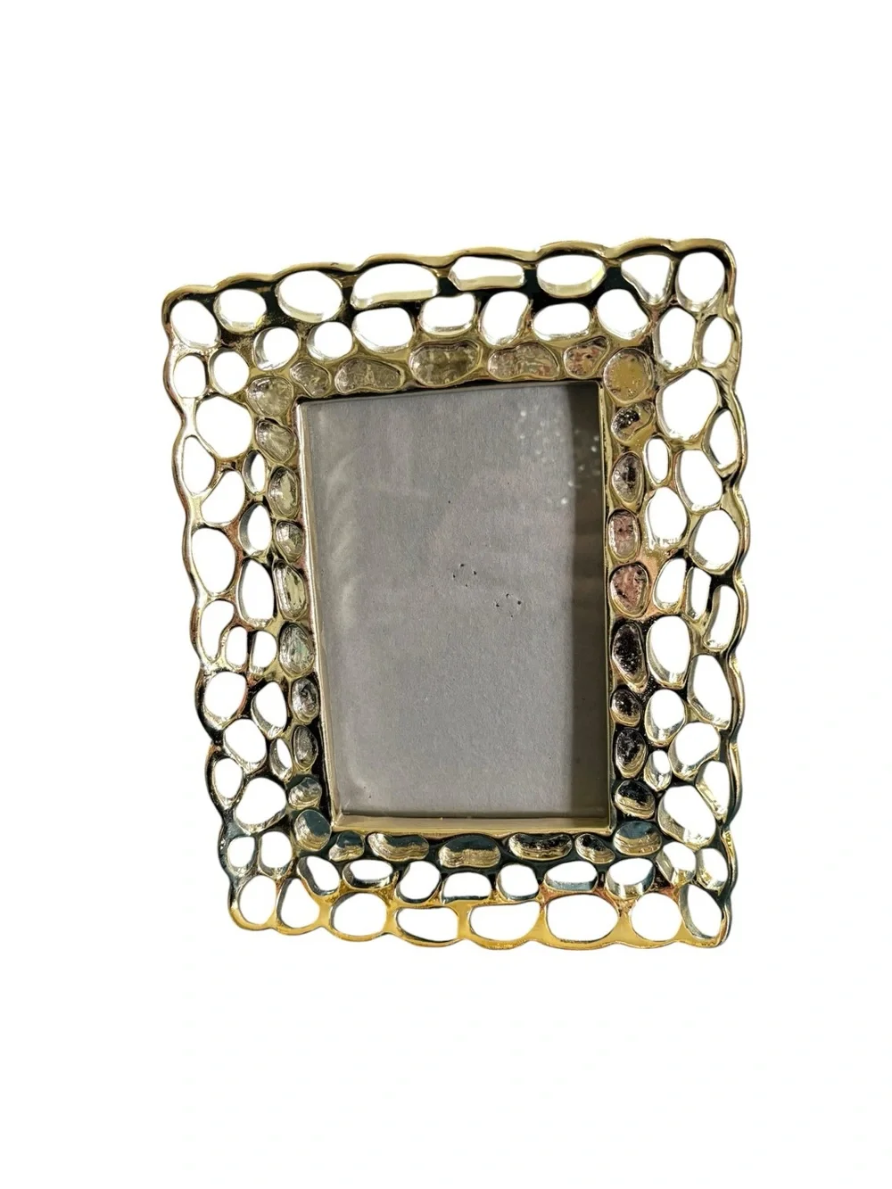 Azzure Home Gold Plated Decorative Desk 5X7 Picture Frame  AF1368 Velvet Back